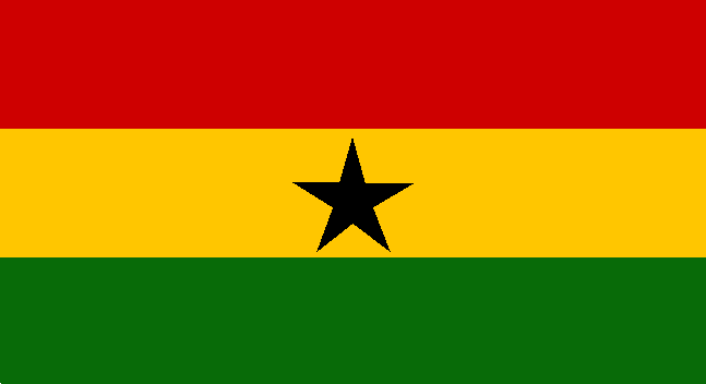 Ghana-Flagge